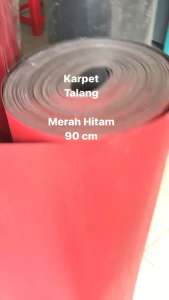 Karpet Talang Air Merah Hitam Tebal Atap Alas Kandang 55 90 110 cm Permeter Anti Robek Bahan Kuat Anti Bocor Anti Rembes Bahan Lentur Elastis Fleksibel Kualitas Bagus Anti Bocor Karpet Talang Air Bonet Genteng Meteran