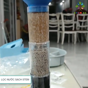 Thí Nghiệm Tự Làm Hệ Thống Lọc Nước Sạch 4 Tầng. Đồ chơi giáo cụ giảng dạy khoa học công nghệ STEM cho trẻ em STEM3G