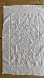 รุ่น C 80x50 cm 350 gBath Mat  Hotel beauty club SPA ผ้าเช็ดตัวปักหนาดูดซับพรมปูพื้นห้องน้ำ สินค้าพร้อมส่ง พิกัด กรุงเทพฯ