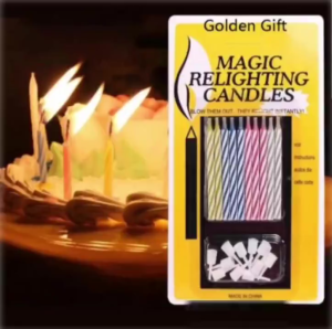 SHUAIAN Lilin Magic Relighting Candles Isi 10 pcs / Lilin Magic Grosir