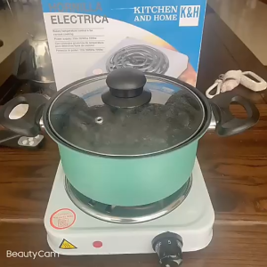 Cooking Dapur Memasak Elektrik Serbaguna Hot Plate Electric Stove Mini Cooker Portable Travel