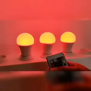 Lampu Bohlam LED RGB Berubah Warna Remote Control: Dekorasi Aesthetic & Hiasan Kamar Tidur