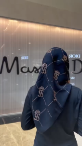 hijab segi empat laser cut swarovski payet press ss mewah terbaru