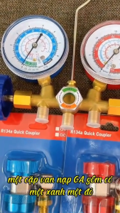 Đồng hồ nạp ga điều hòa ô tô Bộ nạp ga điều hòa ô tô cơ bản