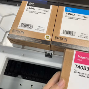 ของแท้!! Epson หมึกตลับ สำหรับเครื่องพิมพ์รุ่น SC-T3130 / T3130N / T3130M / T5130 / T5130M กันน้ำทุกสี