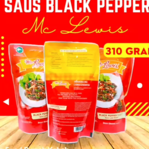 Mc Lewis Blackpepper Sauce 310 gram/enak