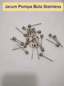 Jarum Pompa Cop Bola Bahan Stainless / Ball Pump Inflating Needles / Adaptor Sambungan Kepala Pentil Isi Angin Untuk Ban Pelampung Karet Basket Futsal Volly Volley Serbaguna / Alat Tusuk Ujung Sekrup Anti Bocor Tahan Karat Murah Berkualitas - HOMIA