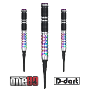 ONE80 SOFT TIP DARTS - 18.5G MICHAEL VALENTIN SIGNATURE VHD 90% TUNGSTEN DART SET ORIGINAL ELECTRONIC DART