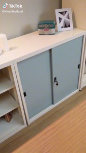 [จัดส่งพร้อมติดตั้งฟรี] KIOSK ตู้บานเลื่อนทึบ 3ฟุต