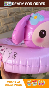 Ban Renang Anak Model Bulat 70cm Kuromi - Swim Ring Kids Motif Kartun - Pelampung Renang Bulat Diameter 70cm Karakter Kuromi