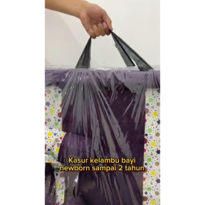Kasur Bayi Set Lengkap Motif Polkadot Kelambu Perlengkapan Baby Nest Baru Lahir Tebal Tas Bedcover - Bahan Premium, Kasur Busa Super HDP, Bantal Guling Silicon, Kelambu Aman dan Nyaman