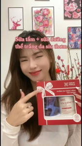 Bộ Sữa Tắm Tảo Nhật Cỏ Cây Hoa Lá 300gram