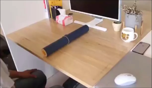 Powerlong PH Double Sided PU Mouse Pad Large Size Anti-Slip and Portable for Home Office Game Mousepad Easy Clean Carpet keyboard pad PC Desk Mat