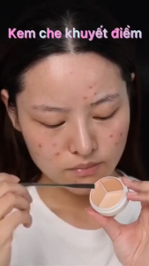 Kem che khuyết điểm TFIT 3 màu che phủ các vết thâm trên khuôn mặt chính hãng