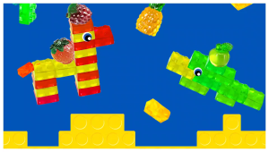 Amos Gummy Candy ROBOT 72gr / Permen Lunak / Permen Jelly 4D Bentuk Robot / Gummies