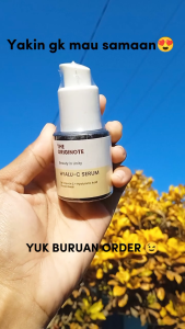 The Originote Hyalu -c Serum 20 ml - Serum Vitamin C Mecerahkan dan Meratakan Warna Kulit Wajah dengan 3x Vitamin C Hyaluroid Acid