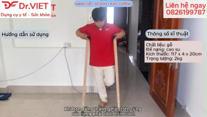 Nạng gỗ DCG03 - Đức Cường