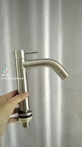 ROYAL ROOM vòi nước inox cao cấp mã 6613 vòi nước 2 tấc lắp lavabo chậu chén chất liệu inox 304 chống ăn mòn gỉ sét