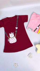 Dress Anak Bayi DASTER MOTIF Dress Gaun Balita 0-4 Tahun BENNA