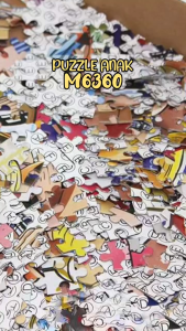 Gratis Semua - Puzzle 1000 PCS Jigsaw / Motif Kartun Lucu / Mainan Edukasi DIY