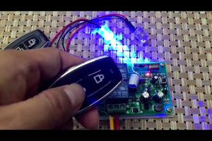 Pengendali Jarak Jauh Relay 2 Gang 10A DC 6V-30V Motor 2 Arah Maju dan Mundur 433Mhz
