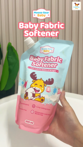 Moose Gear Baby Fabric Softener 500ml (Powder Scent) Hypoallergenic Fabcon Long Lasting Scent
