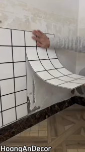 bộ 20 tấm xốp dán tường pvc màu đá kích thước 60x30 cm mặt sau có sẵn keo dán cho tường phẳng mịn và láng nhẵn