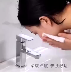 (Siêu rẻ)-Khăn Lau Mặt Dùng 1 Lần Cotton Cao Cấp ANIMERRY | Khăn tẩy trang Animerry | Khăn Mặt Khô Animerry Nội Địa Trung Dùng 1 Lần Lau Khô Lau Ướt - Giấy Lau Mặt Dùng 1 lần