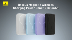 Baseus Magnetic Mini 10000mAh Power Bank Wireless Fast Charge with Auto-wake For iPhone 14 iPhone 15