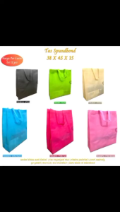 Tas Kualitas Tinggi & Tas Ramah Lingkungan: Tas Spunbond & Goodie Bag (Isi 12 Pcs)