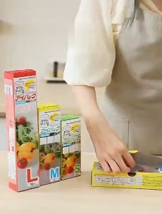 MI-C1150 Kantong Plastik Ziplock Kulkas Double Lock BPA FREE / Plastik Klip Penyimpanan Makanan