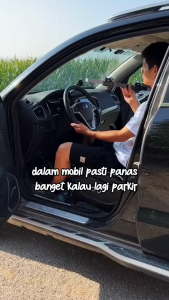 Telescopic Sunshield Kaca Mobil Anti Silau Panjang 65cm Sun Shield Tirai Kaca Depan Pelindung Panas