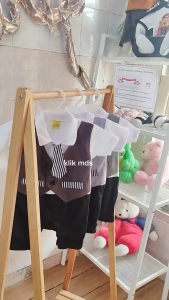 Jumper Bayi Laki-Laki 3-12 Bulan & Baju Anak Bahan Kaos Free Topi Motif Vicenzo