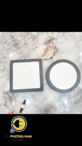 Đèn Led Ốp Trần Nổi Viền Đen chuyên DECOR Trang Trí Siêu Đẹp bảo hành 1 năm ánh sáng Trắng