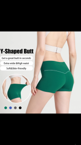 FUYOGI Yoga Sport Shorts Women High Waist Tight Flat Angle Three-Quarter Fitness Pants Outdoor Tie Dye