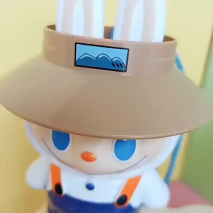 พัดลมเชือกเส้นเล็กมือถือลายการ์ตูนสร้างสรรค์ชาร์จ USB พัดลมเชือกเส้นเล็กแบบพกพาขี้เกียจลมแรง