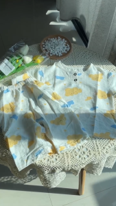 ชุดนอนน่าร้อน เสื้อผ้าเด็ก 2 ชิ้น พิมพ์ลาย ชูฟิลเลอร์ เซท