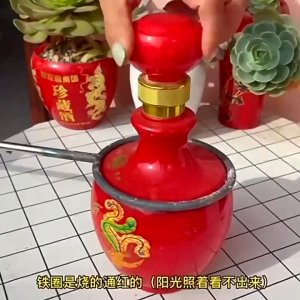 6.5cm/8.5cm Scalding Bottle Iron Ring Wine Burning Bottle Ring Glass Bottle Cutting Tool Cutting Glass Bottle Hard Ceremic Glass Flowerpot Heating Siderosphere Beverage Rust Proof Glass Pipe Easy To Use