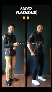 MENSTYLE BATIK - Kemeja Batik Pria Slimfit Lapis Furing Kalingga Bahan Katun Lengan Panjang  Baju Batik Pria Premium Kemeja Batik Jumbo Sanggit.