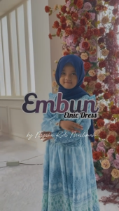 Mysha Kids Muslimah - Embun Gamis Etnik Anak Dress anak perempuan Free hijab Pasmina 2-12 thn anak gamis set hijab