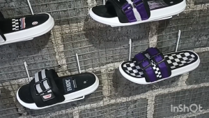 Sandal Selop Everyday Fire Sendal Slide Slip-On Pria Wanita Anti Slip Shoes Hitam