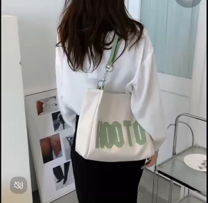Summer Large Capacity Bag WomensFashion High Quality Single Shoulder Bag Student Commuting Tote Bag