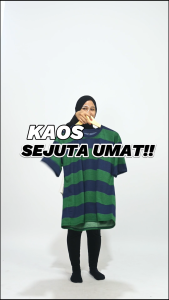 SSC KAOS SALUR | KAOS STRIPE JUMBO PRIA WANITA | KAOS SALUR 02 | BAJU GARIS BESAR | KAOS SALUR JUMBO | M L XL 2XL 3XL 4XL 5XL |