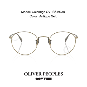 แว่นสายตา Oliver Peoples Coleridge Antique gold (OV1186 5039)