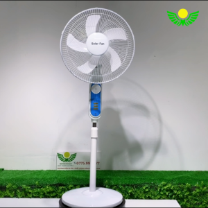 Quạt đứng V218 năng lượng mặt trời chính hãng Mifidi Solar pin khủng làm mát thả ga - BH 1 năm