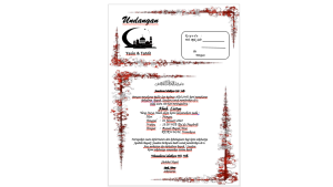 PAKET 100PCS Undangan Tahlil Bunga Merah SIAP KIRIM