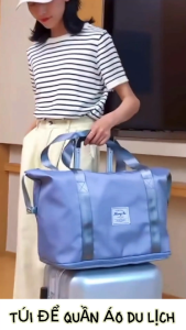 Túi Du Lịch 2 Tầng Living C Túi Đựng Đồ Đa Năng Nhiều Ngăn Nhiều Màu Rộng Rãi Gấp Gọn Được
