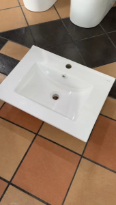 LASIO Square Ceramic Counter Top Basin LITE 313 | Basin Sinki Besen Tandas