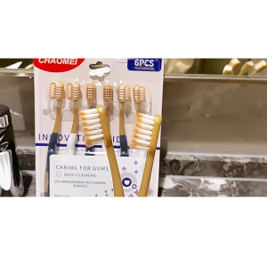 Combo 6 bàn chải đánh răng nội địa Trung lông mềm chải siêu êm làm sạch sâu đánh sạch mảng bám-HAUSE