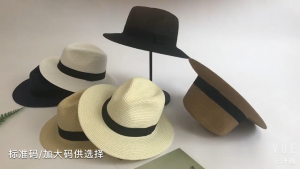 Straw Hat For Men Summer Fashion Sunshade Hat Tourist Vacation Beach Outdoor Large Eaves Sun Grass Hat